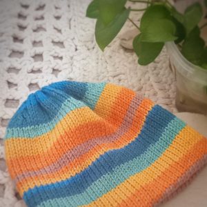 کلاه دولایه رنگی زنانه ،مردانه