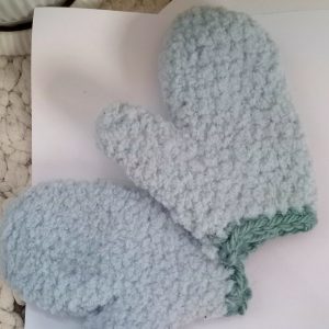 دستکش نرم بچهگانه دستبافت