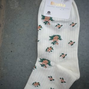 جوراب گل کلی زنانه نیم ساق ترند