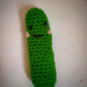 خیار تق تقی عروسک بافتنی